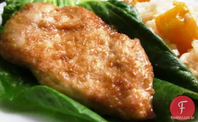 Costeletas De Porco Com Molho De Vinho Tinto Miso