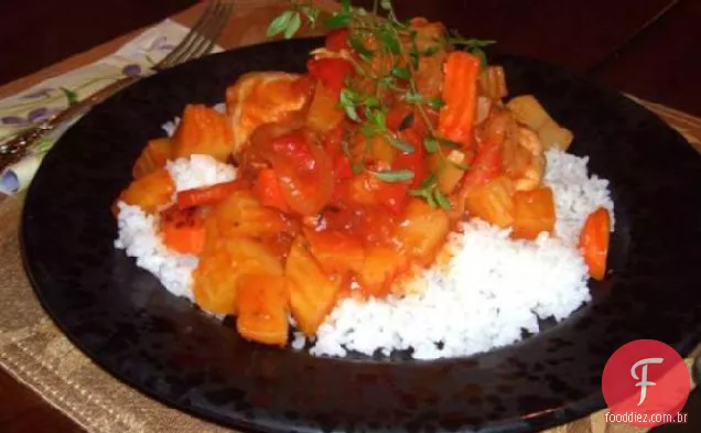 Frango Ghiveci (Frango Assado Romeno)