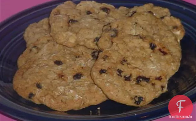 Biscoitos de chocolate branco e nozes de macadâmia