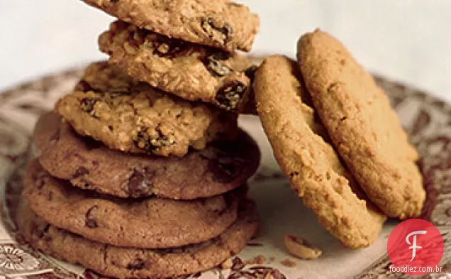 Biscoitos De Aveia Com Passas