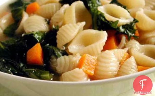 Escarole, Endive e sopa de macarrão