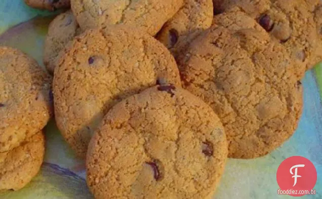 Biscoitos Doces E Salgados Da Amêndoa Do Chocolate