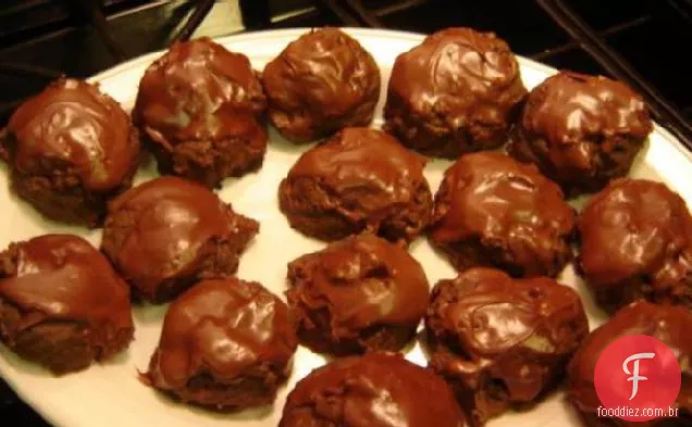 Biscoitos de chocolate fosco da Lannette