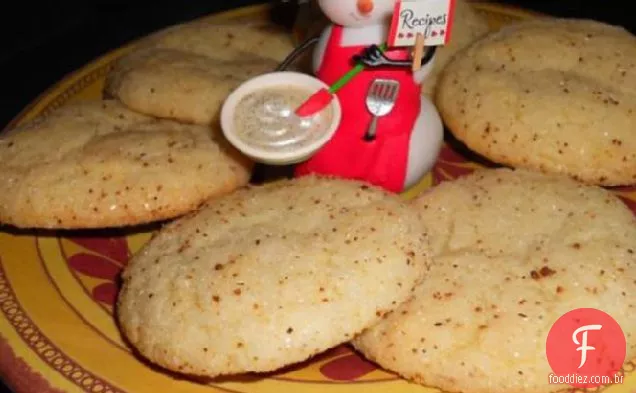 Eggnog Snickerdoodles