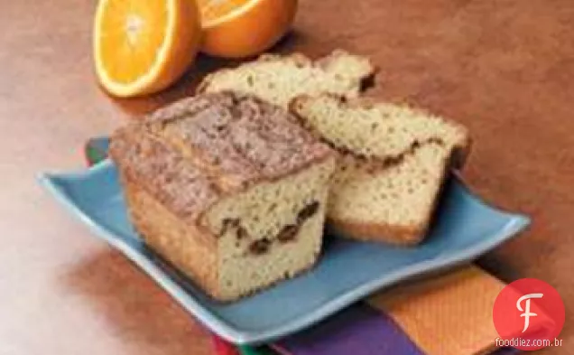 Pão De Redemoinho De Canela-Laranja