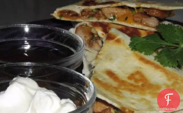 Quesadillas De Porco Grelhadas