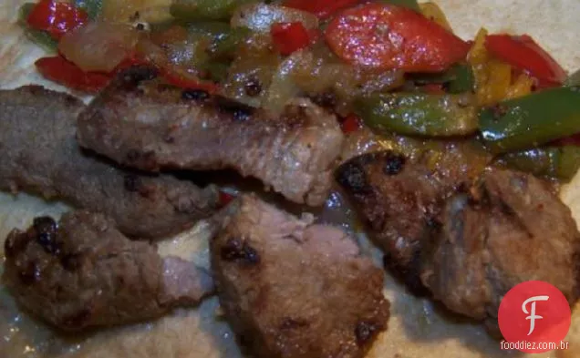 Mexa A Carne Frita Fajitas