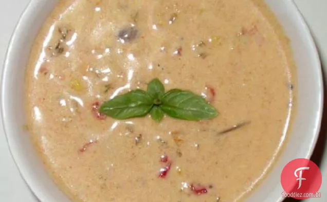 Creme peruano de canja de galinha