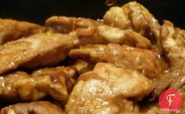 Coxas de frango com limão e Curry