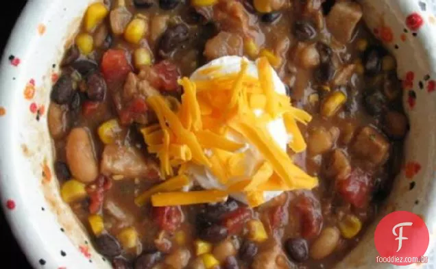 Chili De Feijão Misto De Porco