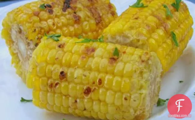 Milho Grelhado Com Manteiga De Laranja Hoisin
