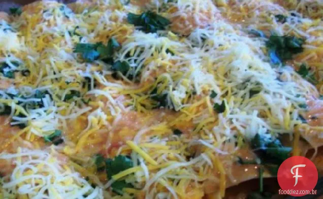 Enchiladas de frango de Johnny Jalapeno com coentro