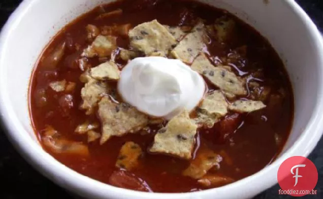 Crock Pot-Sopa De Tortilha De Frango