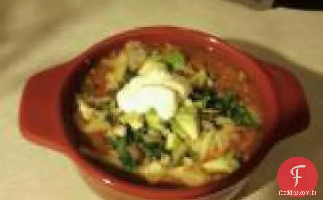 Sopa de tortilha de frango do Chef Pachuco