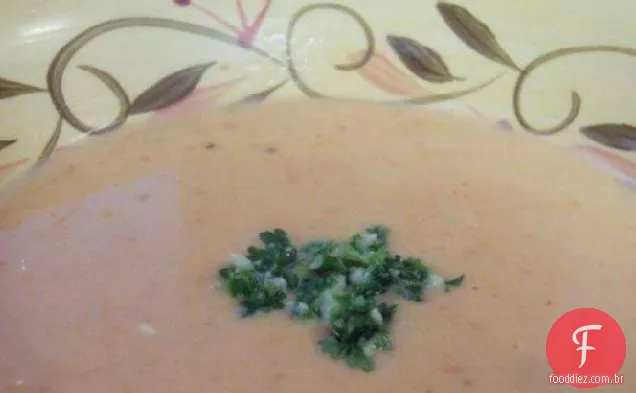 Sopa De Queijo Com Pesto Jalapeño
