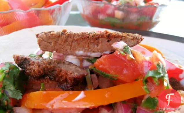 Carne Grelhada Fajitas