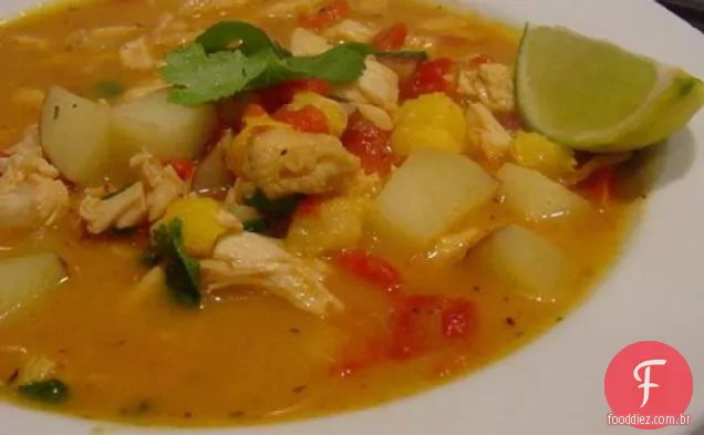 Sopa De Frango Com Chipotle