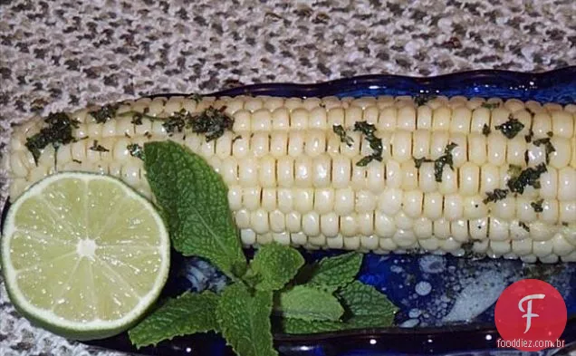 Milho Grelhado Com Manteiga De Menta