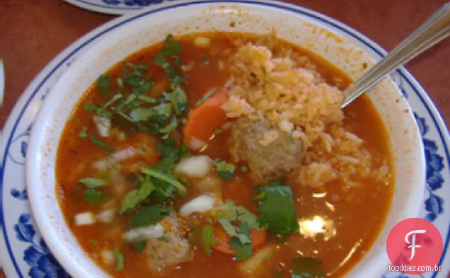 Sopa Albondigas