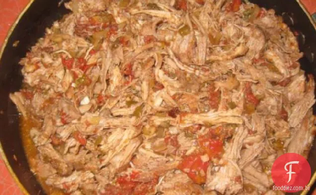Crockpot Mexicano Puxou Carne De Porco