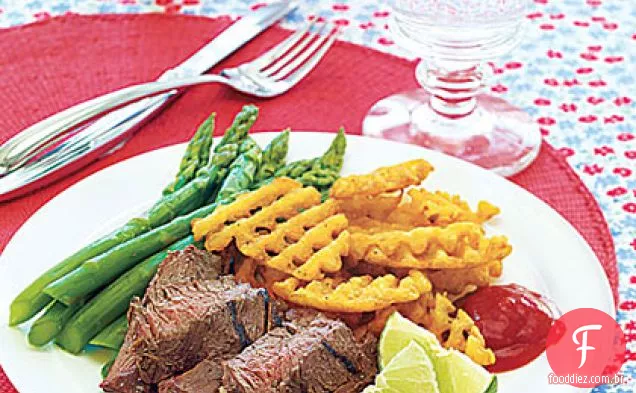 Bife De Saia Marinado Com Citrinos