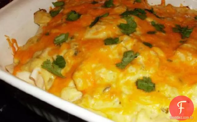 Enchiladas De Frango Com Creme Azedo