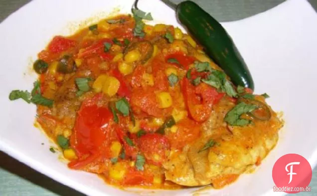 Coxas De Frango Assadas Com Curry E Iogurte