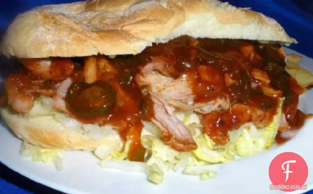 Tex-Mex Puxou Carne De Porco (Pote De Barro)