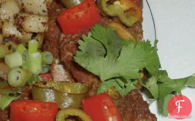 Frango ao molho de coentro