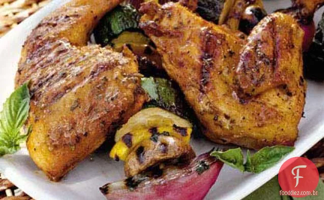 Quartos De Frango Marinado