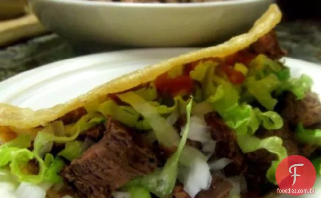 Tacos De Bife De Flanco Mexicano
