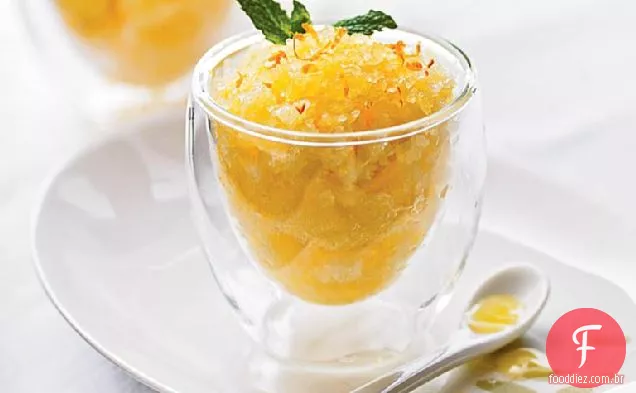 Sorvete De Laranja Fresco