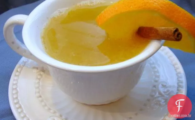 Bebida Quente De Amêndoa Laranja