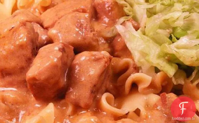 O estrogonofe de carne do meu Pai
