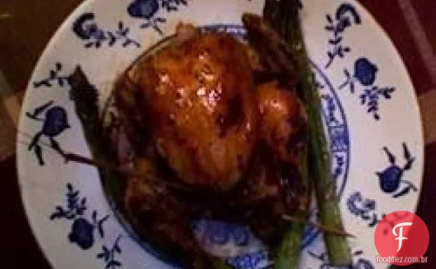 Galinhas Da Cornualha Com Molho De Licor De Café