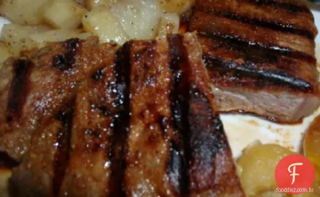 Bife De Ferro Plano Com Esfregar Seco