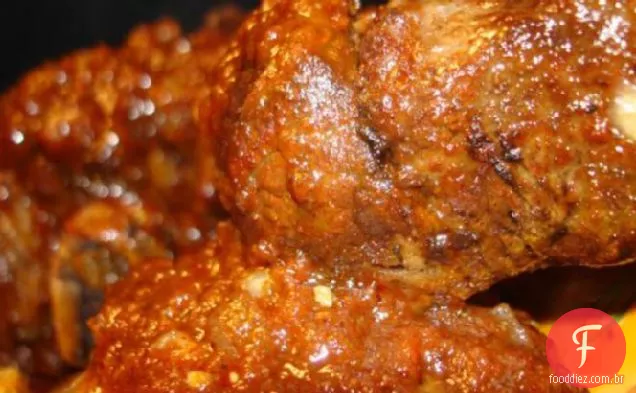 Costelas torradas ou costelas curtas de carne