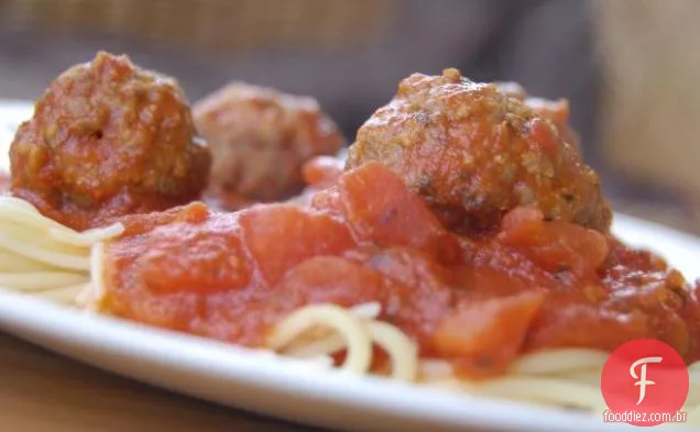 Mama Iuliucci's Famous Meat-a-Balls (almôndegas italianas)
