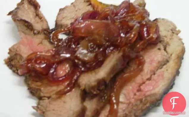 Bife De Flanco Vitrificado E Grelhado