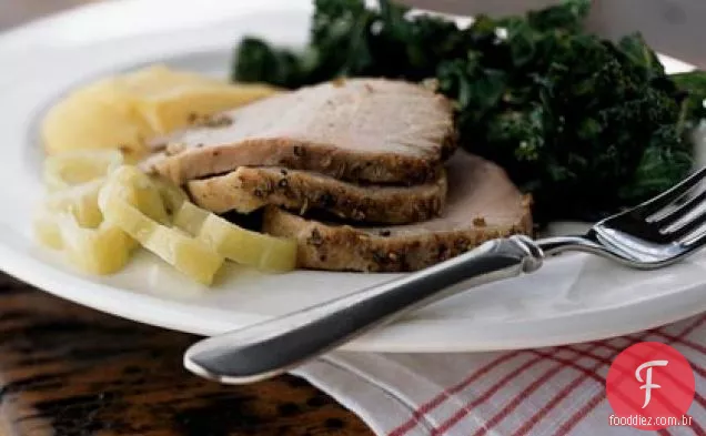 Porco Assado Porchetta-Estilo