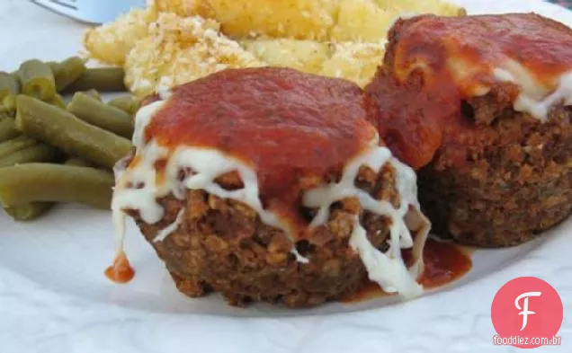 Maravilhoso Mini Meatloaves Estilo Italiano