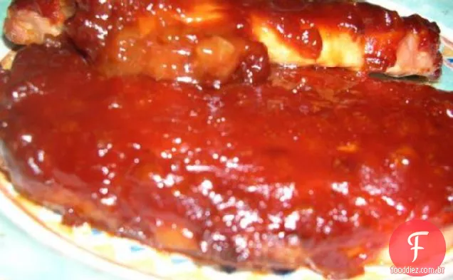 Costeletas de porco para churrasco