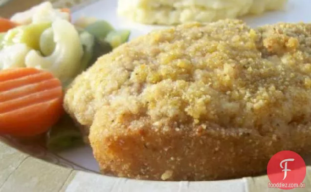 Costeletas De Porco Pesto À Milanesa