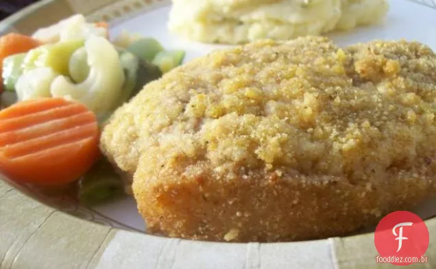 Costeletas De Porco Com Molho De Creme Azedo