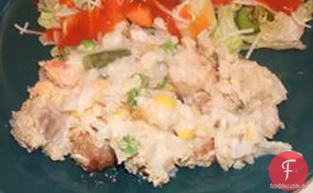 Carne De Porco Hash Brown Bake