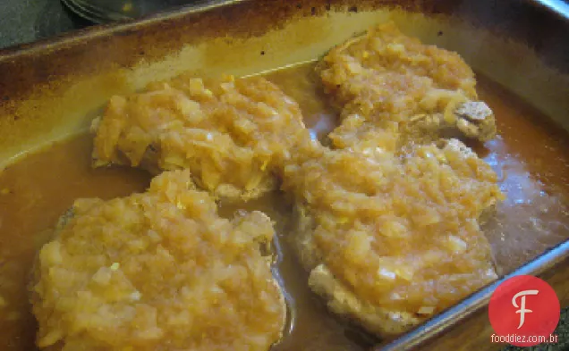 Costeletas De Porco Lipton No-Fuss