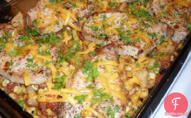 Caçarola De Costeleta De Porco Picante