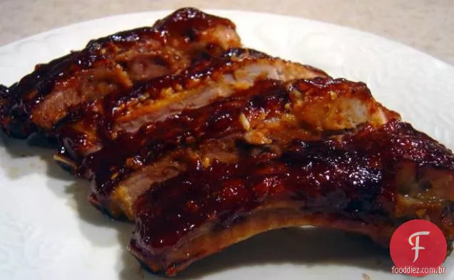 Churrasco Caesar costelas de porco