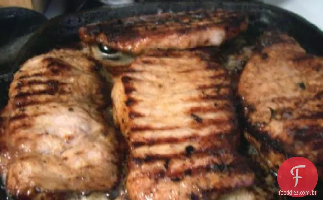 Costeletas de porco favoritas da América