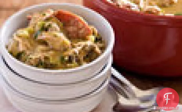 Frango, Andouille e Oyster Gumbo